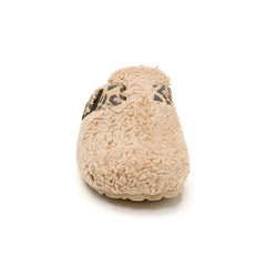 Beige träsko för kvinnor