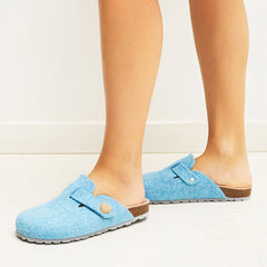 Imagen del producto Zueco Azul Mujer