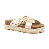 Imagen del producto Sandalia Plataforma Dorado Mujer