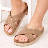 Imagen del producto Sandalia Plataforma Marron Mujer