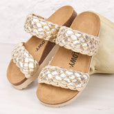 Imagen del producto Sandalia Plataforma Dorado Mujer