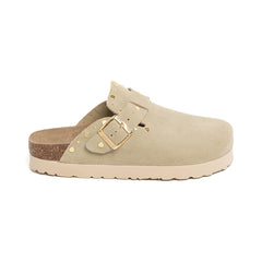 Imagen del producto Zueco Plataforma Kaki Mujer