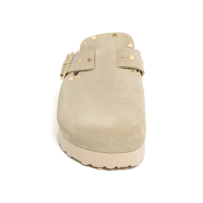 Imagen del producto Zueco Plataforma Kaki Mujer