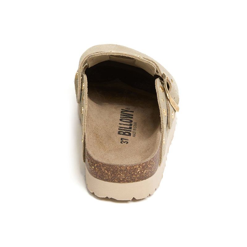 Imagen del producto Zueco Plataforma Kaki Mujer