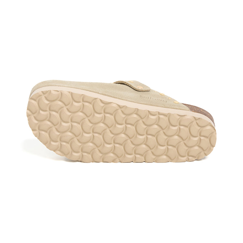 Imagen del producto Zueco Plataforma Kaki Mujer