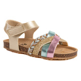 Sandały Złotej Dziewczynki