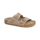 Sandalia Bari Glam Arena Beige Mujer