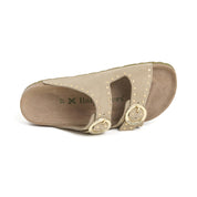 Imagen del producto Sandalia Bari Glam Ecru Kaki Mujer