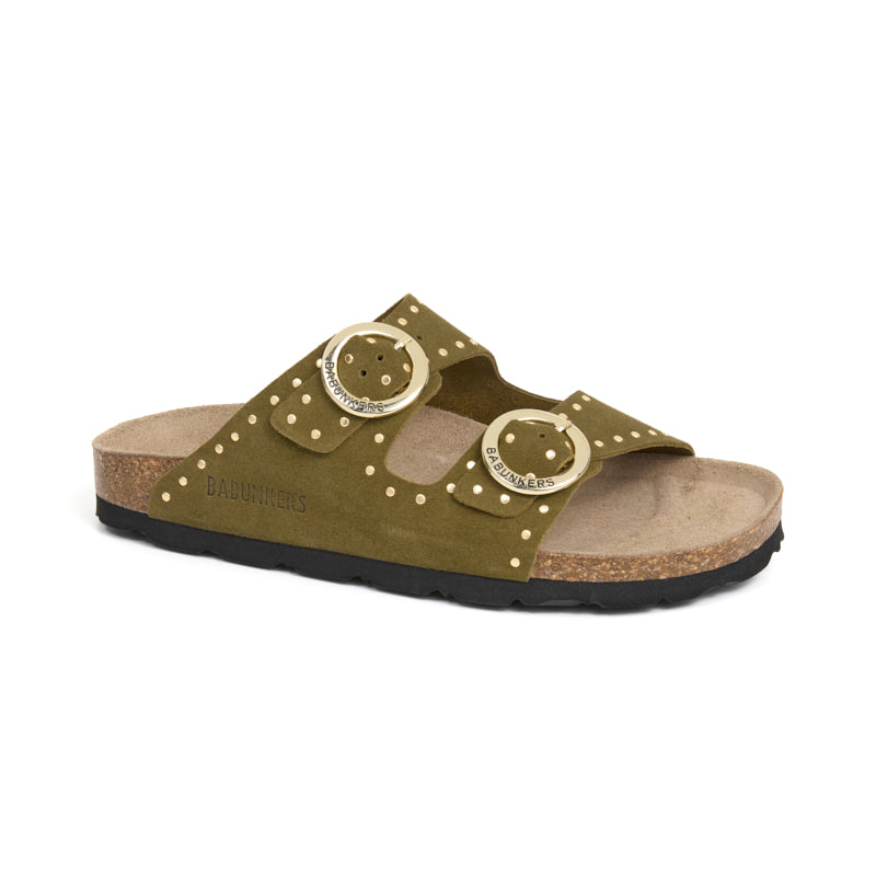 Imagen del producto Sandalia Bari Glam Caza Kaki Mujer