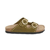 Imagen del producto Sandalia Bari Glam Caza Kaki Mujer