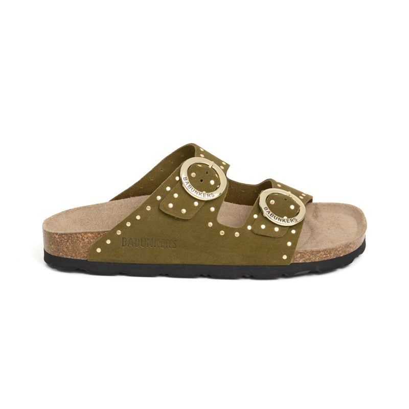 Imagen del producto Sandalia Bari Glam Caza Kaki Mujer