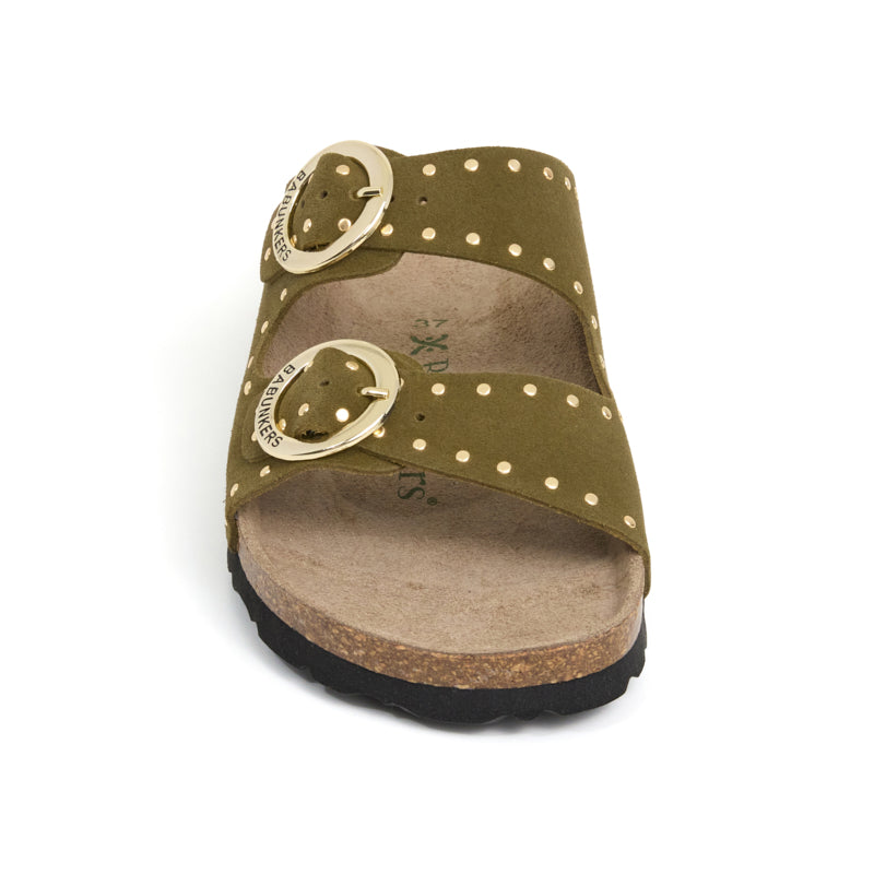 Imagen del producto Sandalia Bari Glam Caza Kaki Mujer