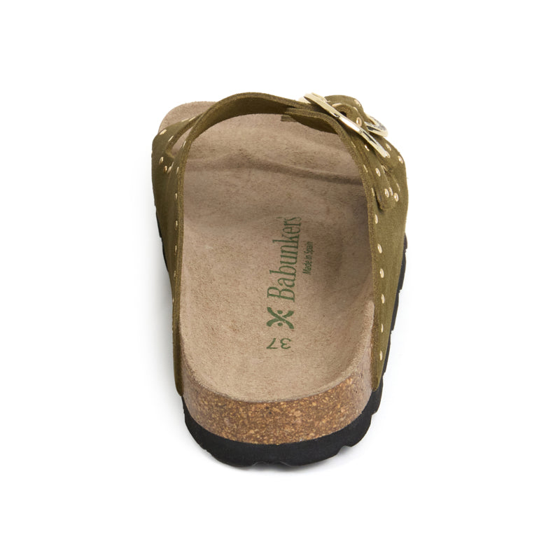 Imagen del producto Sandalia Bari Glam Caza Kaki Mujer