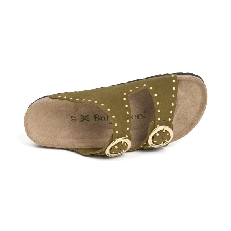 Imagen del producto Sandalia Bari Glam Caza Kaki Mujer