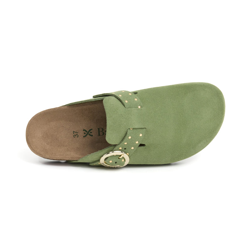 Imagen del producto Zueco Palermo Glam Bosque Verde Mujer