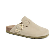 Imagen del producto Zueco Palermo Glam Ecru Kaki Mujer