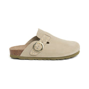 Imagen del producto Zueco Palermo Glam Ecru Kaki Mujer