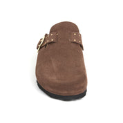 Imagen del producto Zueco Palermo Glam Castaña Marrón Mujer