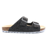 Sandalia Negro Mujer