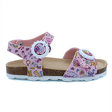 Flickans rosa sandal