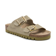 Imagen del producto SANDALIA MALIBÚ PLATAFORMA ECRU KAKI MUJER