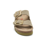 Imagen del producto SANDALIA MALIBÚ PLATAFORMA ECRU KAKI MUJER