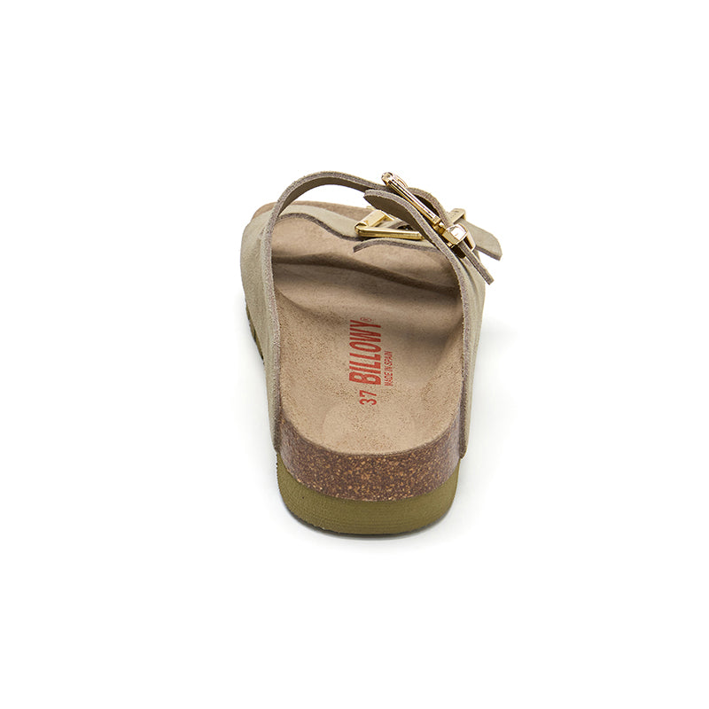 Imagen del producto SANDALIA MALIBÚ PLATAFORMA ECRU KAKI MUJER