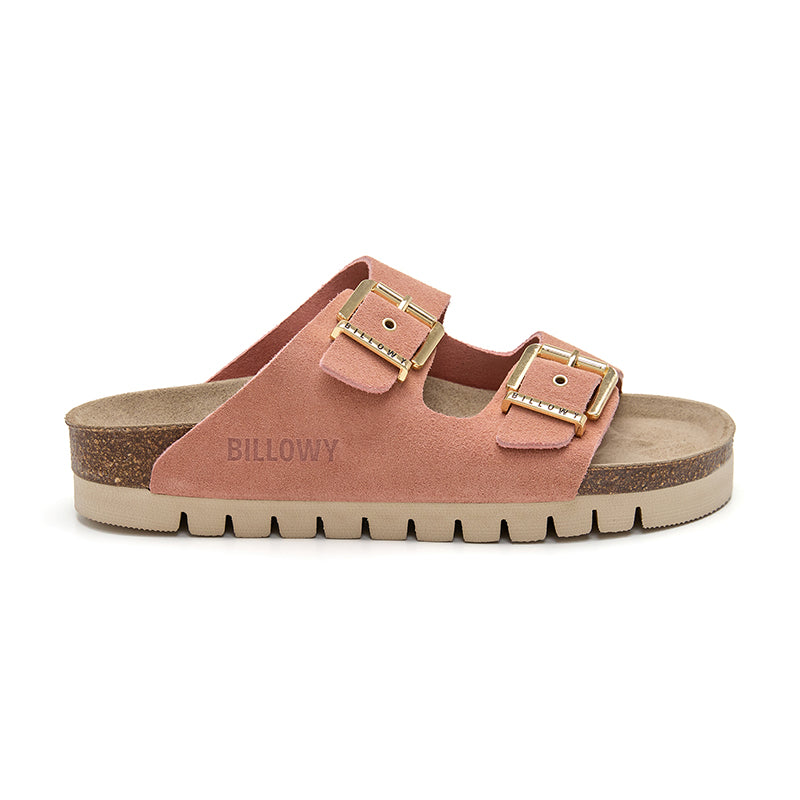 Imagen del producto SANDALIA MALIBÚ PLATAFORMA SALMON PIEL MUJER