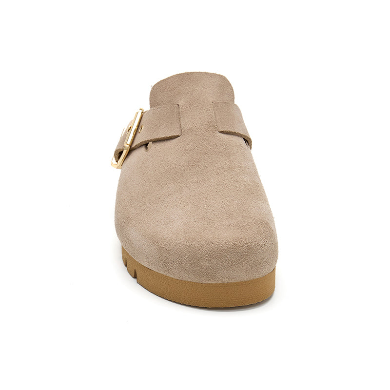 Imagen del producto ZUECO DALLAS PLATAFORMA ARENA MARRON MUJER