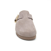 Imagen del producto ZUECO DALLAS PLATAFORMA TAUPE MARRON MUJER
