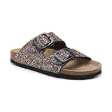 SANDALO MALIBÙ MULTICOLOR NERO DONNA