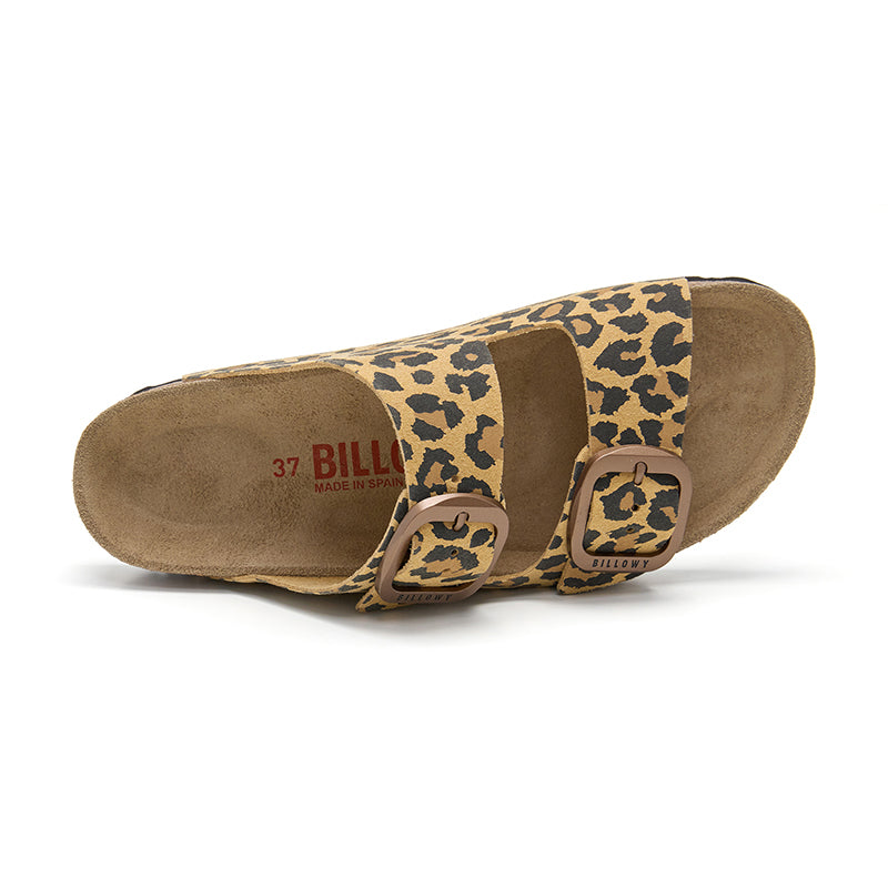 Imagen del producto SANDALIA MALIBÚ LEOPARDO MARRON MUJER