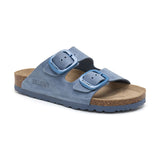 MALIBU SANDAL NATURAL BLUE DENIM WOMAN