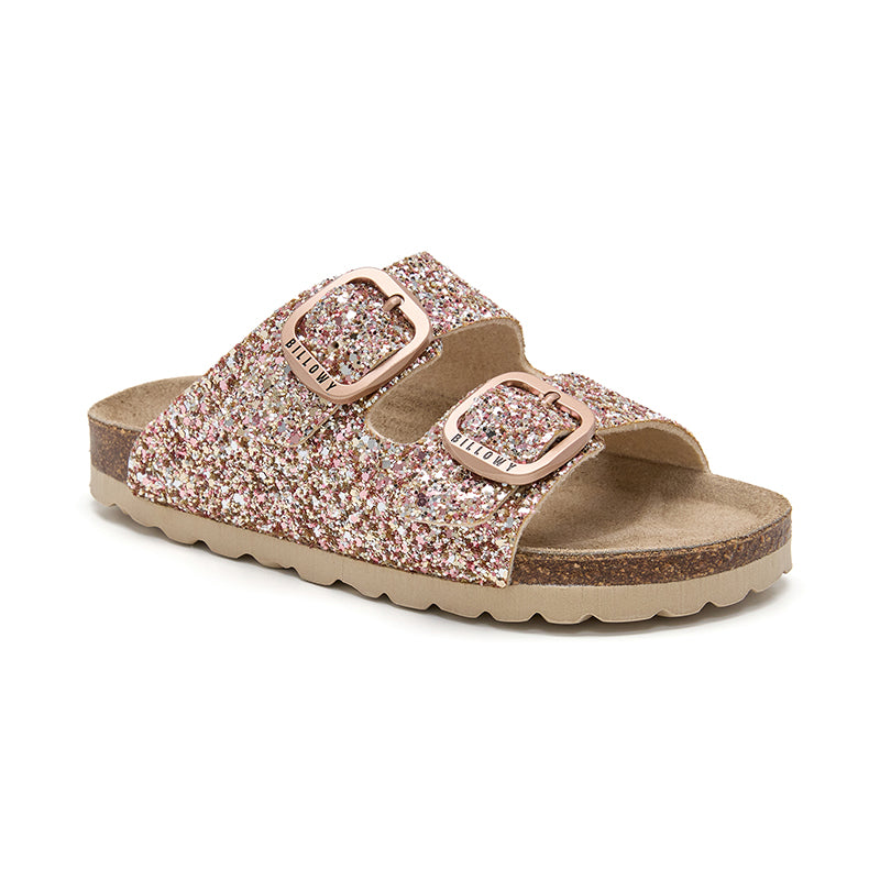 Imagen del producto SANDALIA MALIBÚ PLATINO SALMON NIÑA