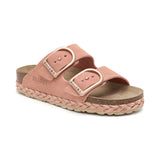 Sandalia Venice Piel Salmon Mujer