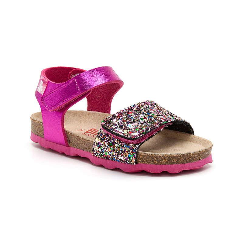 Imagen del producto SANDALIA MALIBÚ MINI GLOW MULTICOLOR FUCSIA NIÑA