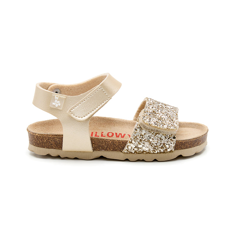 Imagen del producto SANDALIA MALIBÚ MINI GLOW CAVA DORADO NIÑA