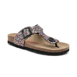 FÄRGGLAD DAMSANDAL DAKOTA SVART