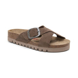 SANDALIA GOLDEN BAY PIEL MARRON MUJER