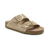 SANDAŁ MALIBU GLAM ECRU KHAKI DAMSKI