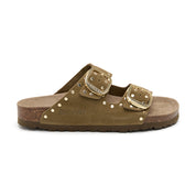 Imagen del producto SANDALIA MALIBU GLAM CAZA KAKI MUJER