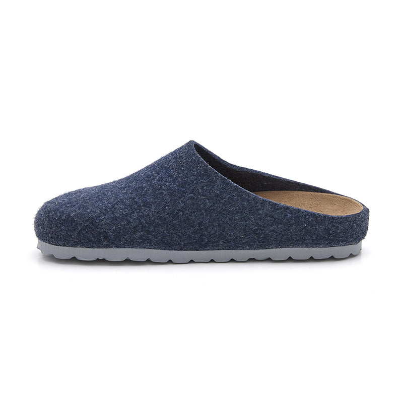 Imagen del producto Zueco Boston Fieltro Azul