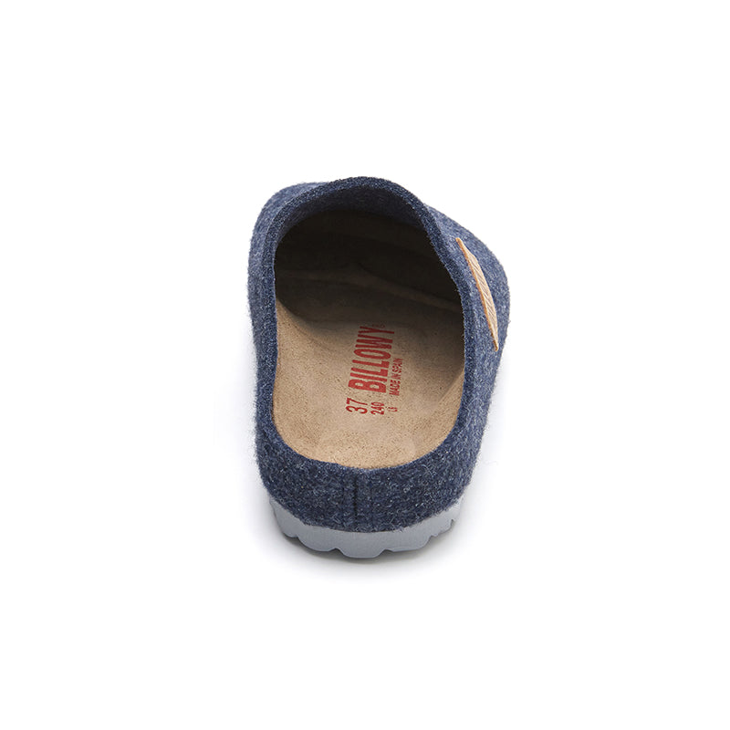 Imagen del producto Zueco Boston Fieltro Azul