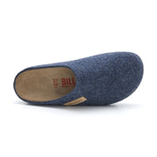 Imagen del producto Zueco Boston Fieltro Azul