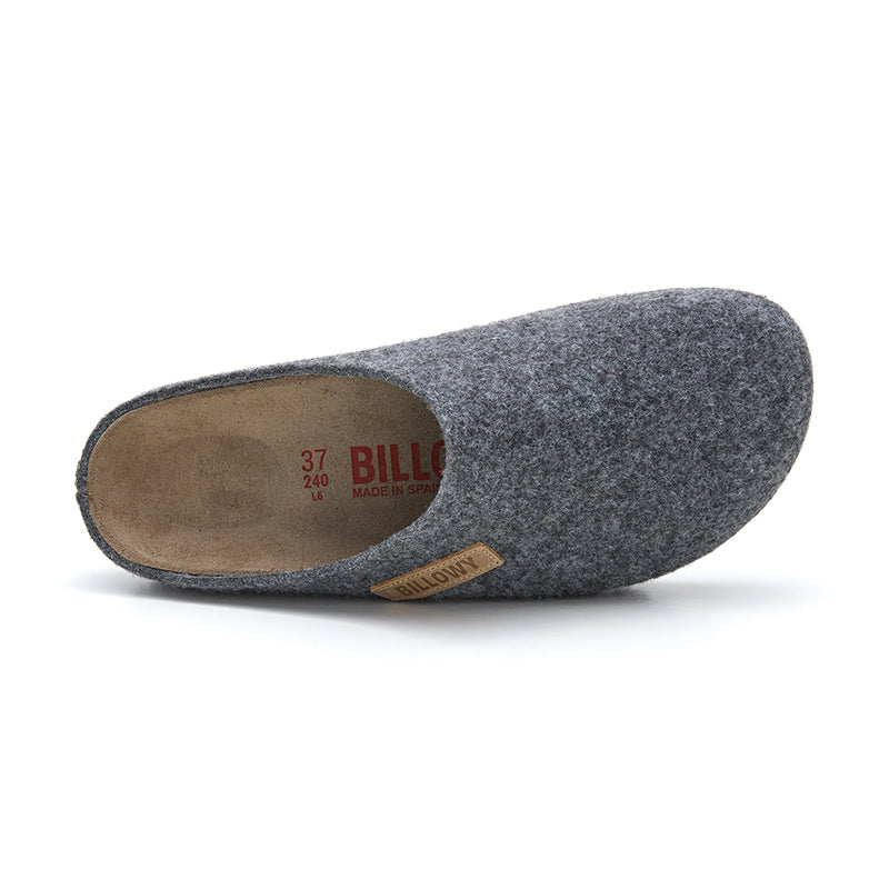 Imagen del producto Zueco Boston Fieltro Gris