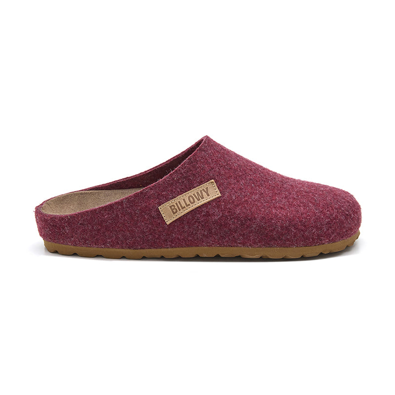 Imagen del producto Zueco Boston Fieltro Rojo