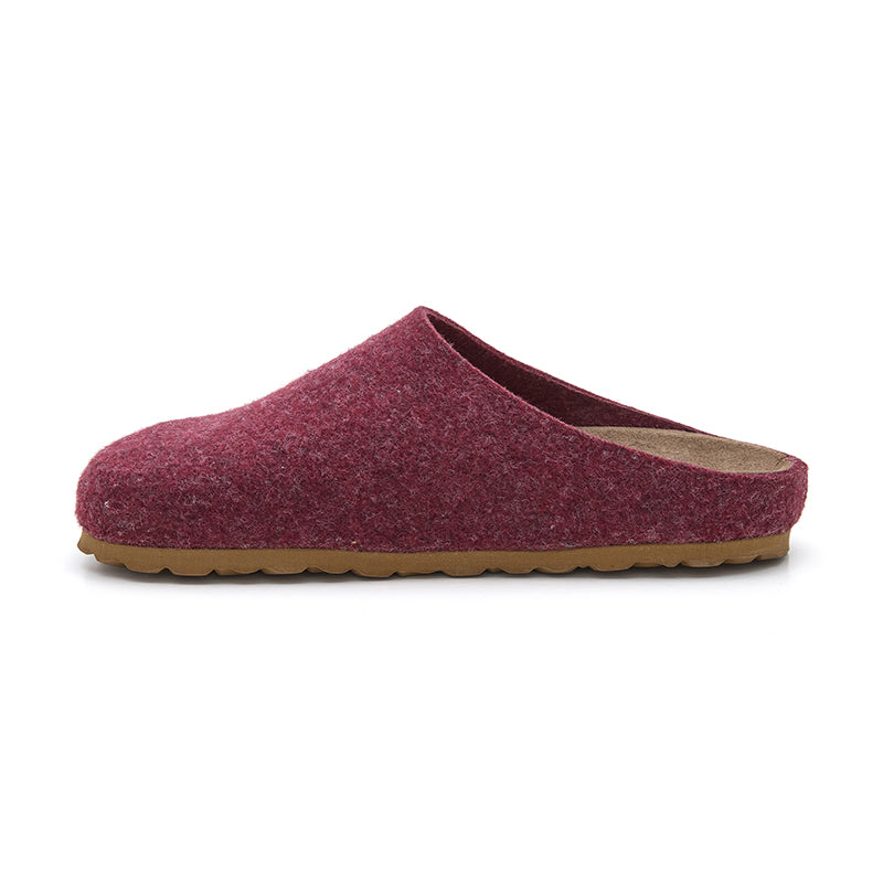 Imagen del producto Zueco Boston Fieltro Rojo