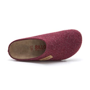 Imagen del producto Zueco Boston Fieltro Rojo