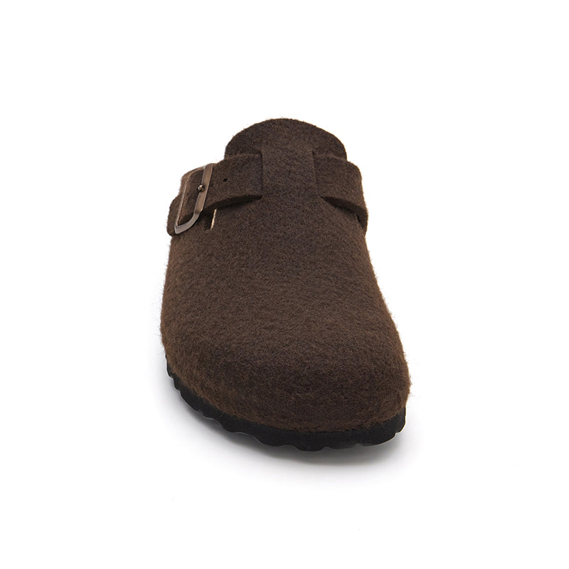 Imagen del producto Zueco Chicago Fieltro Marrón