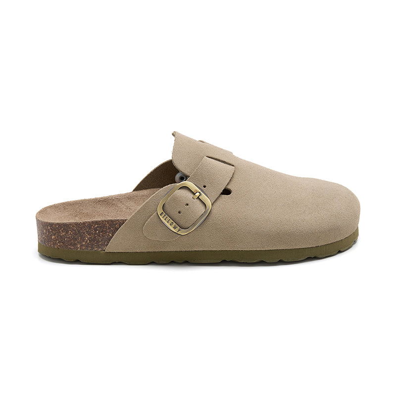Imagen del producto Zueco Dallas Ecru Kaki Mujer